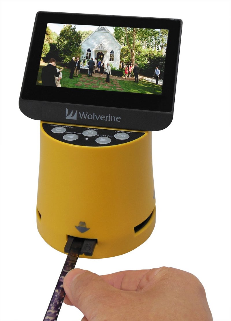 Wolverine Titan 8-in-1 High Resolution 35mm, 127, 126, 110 and APS Film to Digital Converter with 4.3" Screen and HDMI Output - Image 4